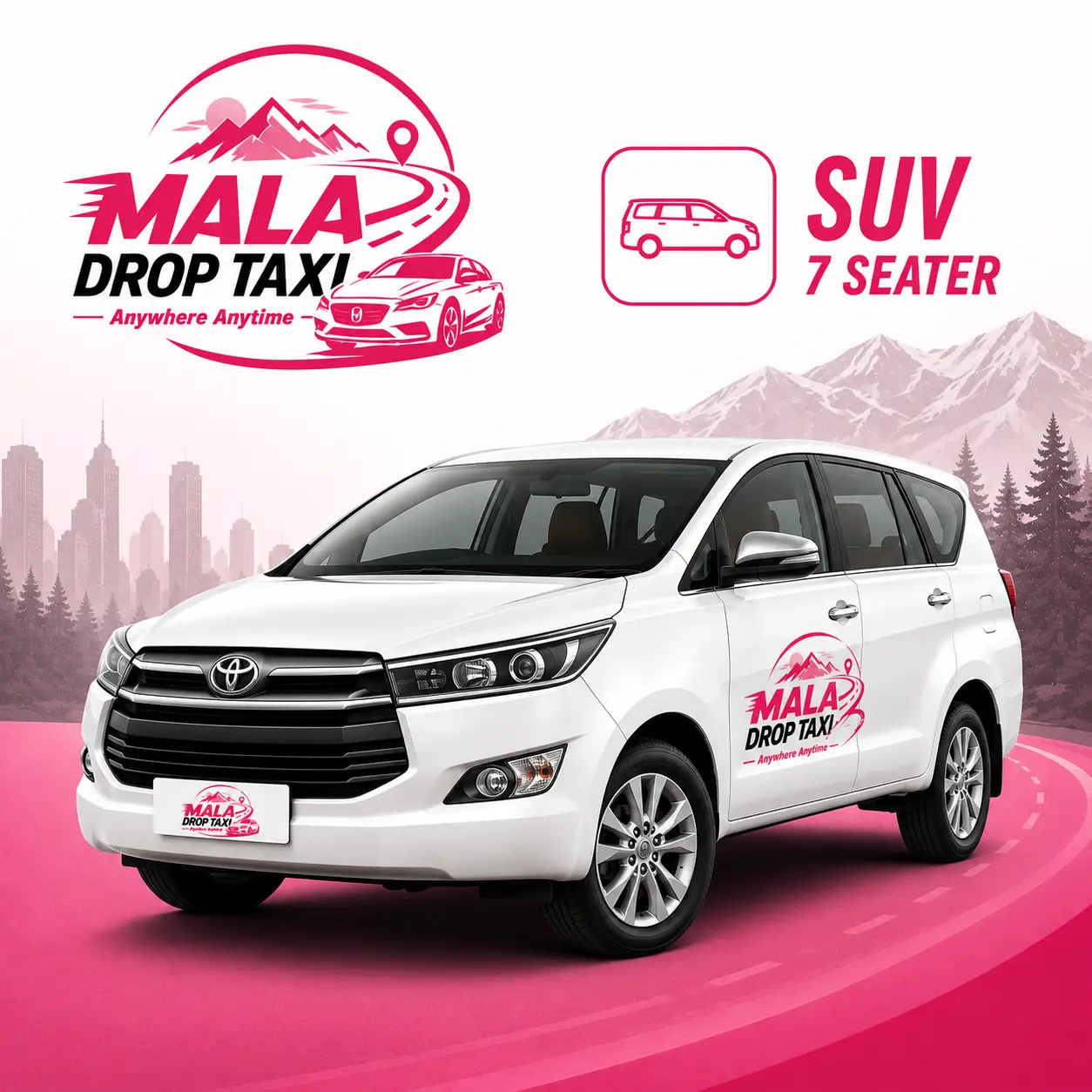 SUV 7 Seater cab